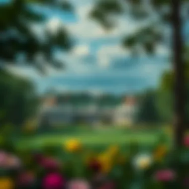 Iconic view of Augusta National Golf Club