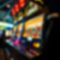 Intricate layout of a poker machine showcasing reels and symbols