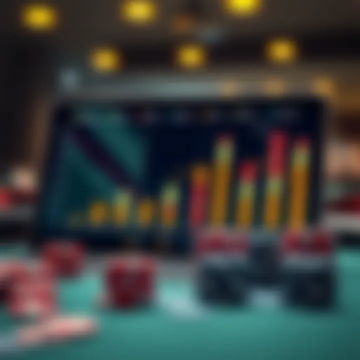 Chart depicting technological influences on online gambling