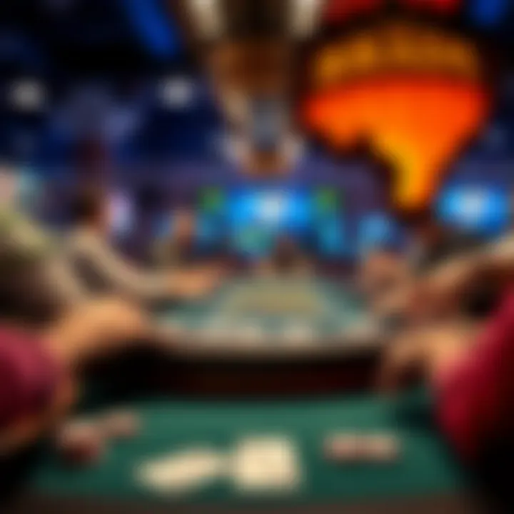 Online vs. Live Texas Hold'em gameplay