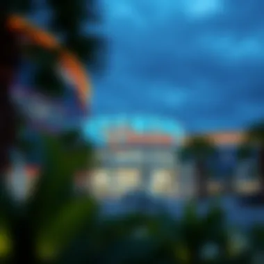 Exterior view of the new casino showcasing modern architecture