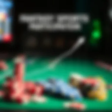 Graph illustrating the growth of fantasy sports participation over the years