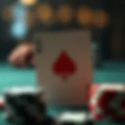 Symbolic representation of an ace in poker