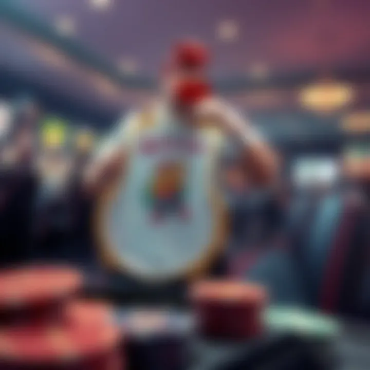 Illustration depicting the excitement of winning free spins