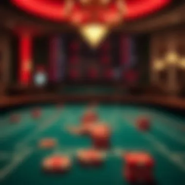 Graph depicting baccarat winning probabilities