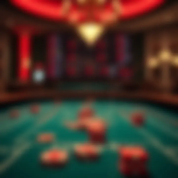 Graph depicting baccarat winning probabilities