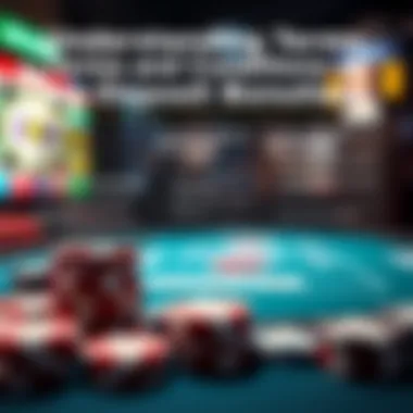 Infographic detailing terms and conditions of bonuses