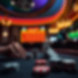 Conceptual illustration of lock bets in gambling