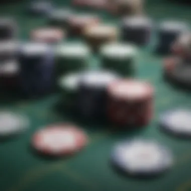 Efficient Chip Counting Methods A detailed chart displaying methods of counting poker chips efficiently