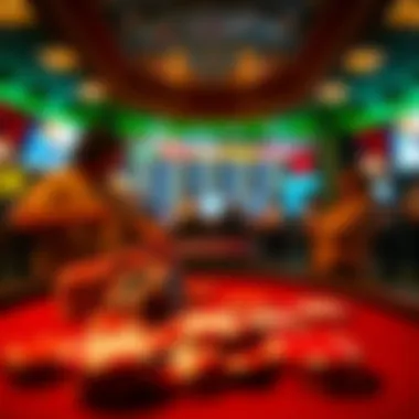 Illustration of psychological triggers in gambling