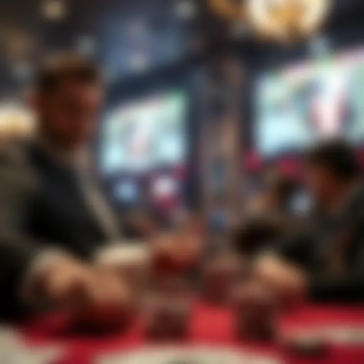 Visual representation of financial decision-making in luxury hospitality