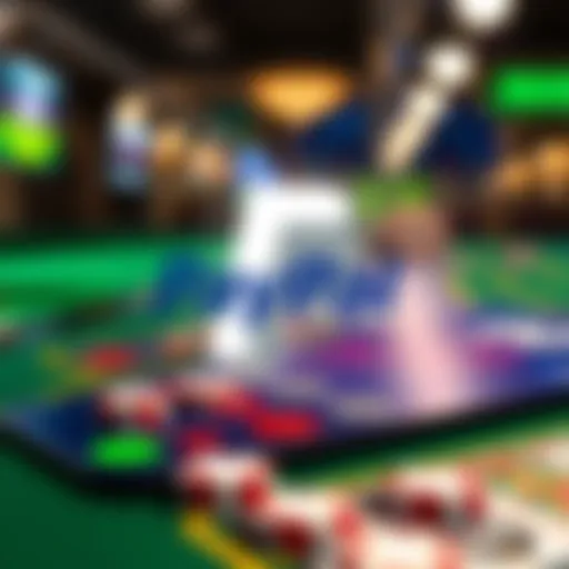 PayPal logo on a digital gambling platform