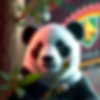 Symbolic representation of Wild Panda game features