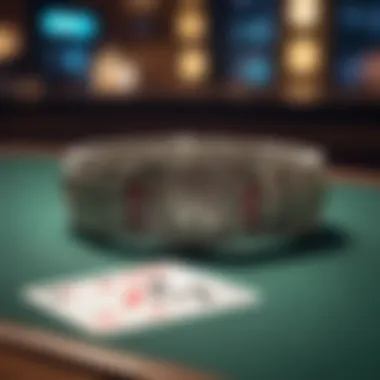 The iconic WSOP bracelet gleaming under the lights of the poker table.